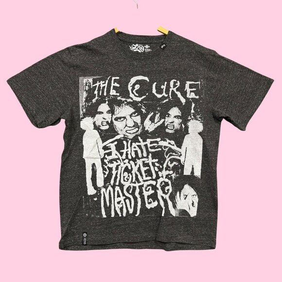 The Cure I Hate Ticketmaster Gothic Rock Band Tee L - Picture 1 of 4